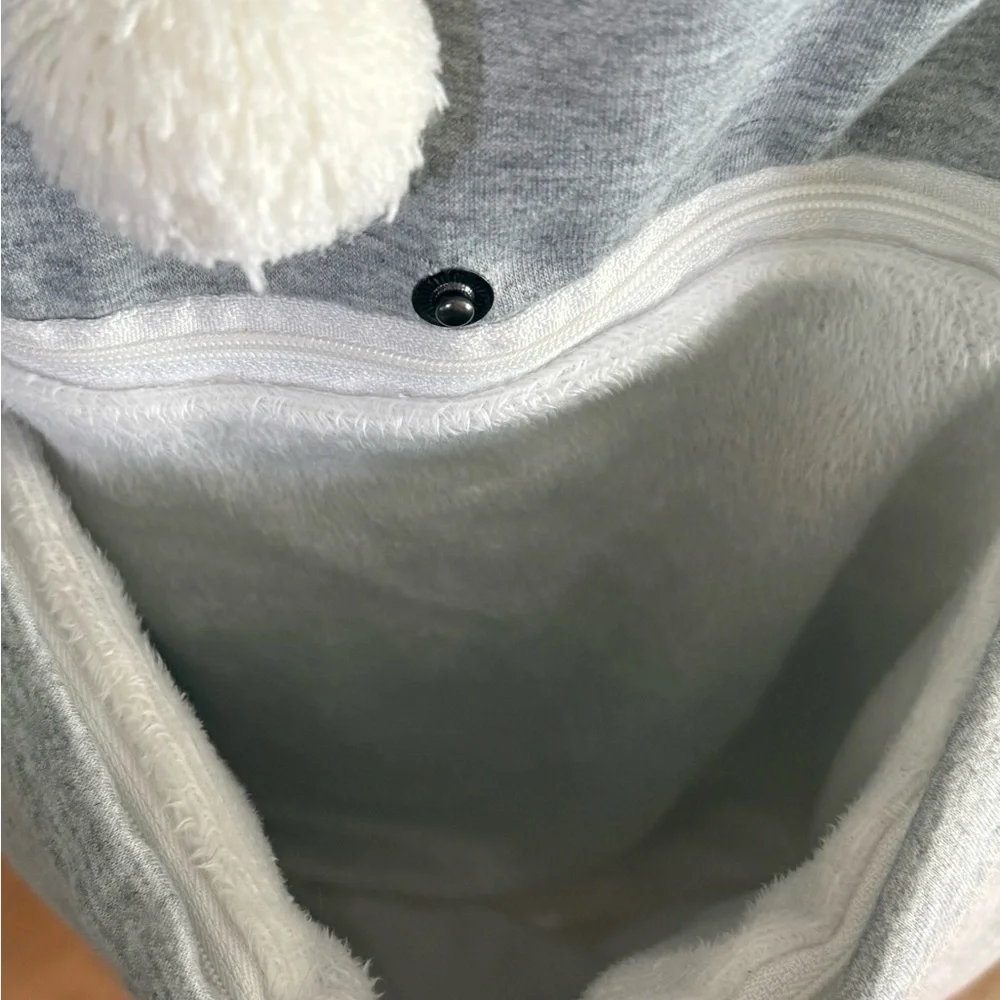 Gray Cat Hoodie for Pet Lovers